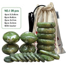 Tontin Jade esmalte terapia masaje con piedras calientes conjunto masajeador espalda masajeador cuidado de la salud piedras para masaje columna basalto piedra spa