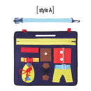 Kids Montessori Toys Baby Busy Board Buckle Training Essential Educational Sensory Board For Toddlers Ntelligence Developing