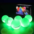Crestgolf Flashing Golf Ball Night Glow Flash Light Glow LED Golf Ball-Seis colores para su elección