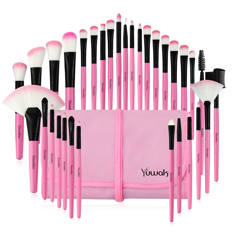 32Pcs Makeup brushes Sets With Bag Eye shadow Eyebrow highlighter Brush Kits Cosmetic Foundation brushes pincel maquiagem