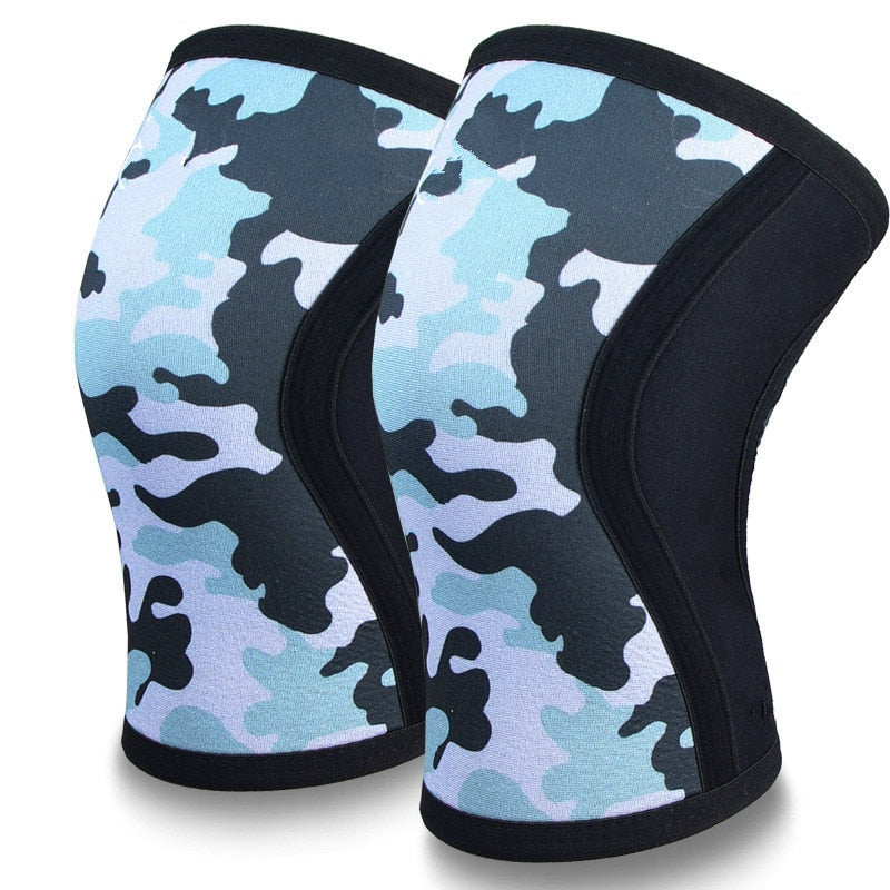 Women Men Teens 7mm Neoprene Sports Kneepads Compression Weightlifting Pressured Crossfit Training Knee Pads Support Custom Logo