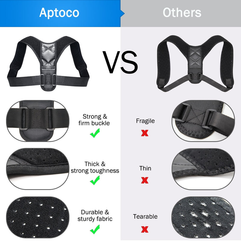 Adjustable Back Posture Corrector Clavicle Spine Back Shoulder Lumbar Brace Support Belt Posture Correction Prevents Slouching