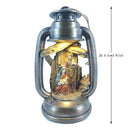 Home Decorations Nativity Set Jesus Figurine Christ Birth Scenes Holy Family Statue Christmas Tree Decor LED  Catholic Gift