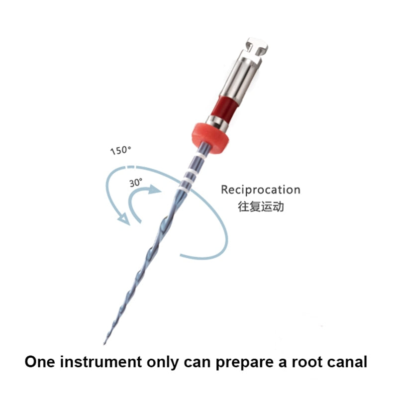 Dental Reciprocating Blue Heat Files R25 25mm Reciprocation Endo NITI File Dental Only One Files Dentistry Endodontic Instrument