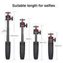 Ulanzi MT-08 DSLR SLR Teléfono Vlog trípode KIT Zapata fría Soporte de montaje de teléfono para micrófono Luz LED Mini trípode para iPhone 13 Sony