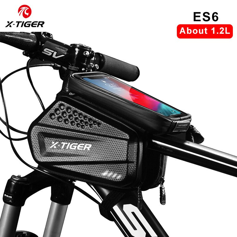 X-TIGER Bicycle Bag Rainproof MTB Road Bike Saddle Bag 1.2L Large Capatity Cycling Seatpost Rear Bag For Bicycle Accessories