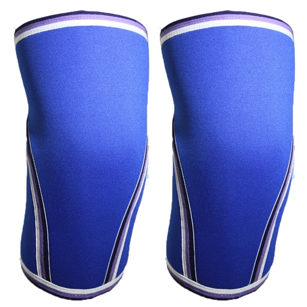 Women Men Teens 7mm Neoprene Sports Kneepads Compression Weightlifting Pressured Crossfit Training Knee Pads Support Custom Logo