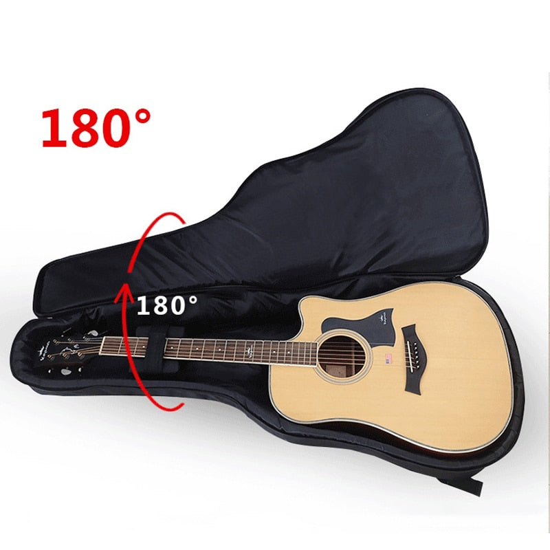 Bolsas para guitarra de 36, 39 y 41 pulgadas, funda impermeable para bajo Oxford, mochilas portátiles para guitarra, mochila gruesa, bolsa sólida portátil XA292M