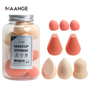 Makeup Sponge Professional Cosmetic Puff Multiple sizes For Foundation Concealer Cream Make Up Soft 2-8pcs Sponge Puff Wholesale