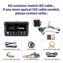 Android 10.0 2 Din For VW Volkswagen Golf 7 Polo Passat b7 b6 SEAT leon Skoda Car radio Multimedia Video Player gps navigation