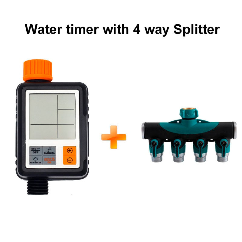 Automatic Irrigation Water Timer Lcd Screen Sprinkler Controller Outdoor Garden Watering Timer Device Controller Tool