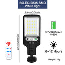 KSIJEH LED Solar Light Outdoor Solar Lamp Solar Powered Sunlight Waterproof PIR Motion Sensor Street Light For Garden Decoration