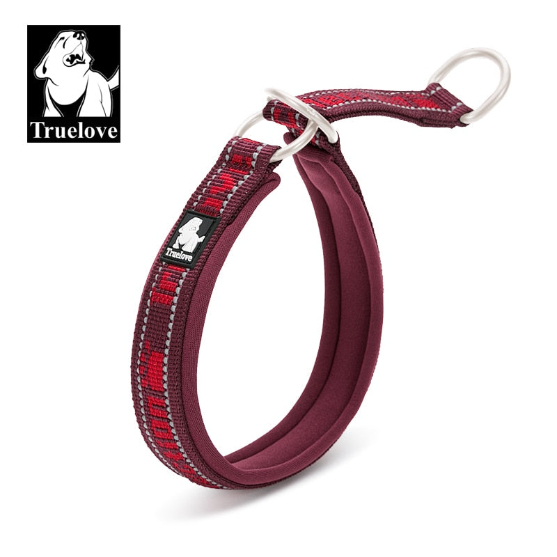 Truelove Soft Slip Dog Collar reflectante ajustable P Chain Training Choke Collars Dog Training para perros pequeños, medianos y grandes