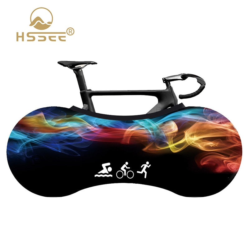 HSSEE Fashion bicycle protective cover high quality stretch fiber 26"-29" 700C road bike indoor dust cover bicycle accessories