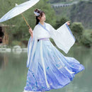 Plus Size 6XL Hanfu Couples Chinese Traditional Embroidery Clothes Adult Halloween Cos Costume Black Blue Hanfu For Men/Women