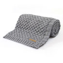 Baby Blankets Knitted Newborn Muslin Swaddle Wrap Envelopes Blankets Super Soft Solid Infant Kids Stroller Bed Sofa Quilt 100*80