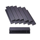 Quadratisch/Rechteck Schmuck Organizer Box für Ohrringe Halskette Armband Display Geschenkbox Halter Verpackung Kartons schwarz