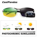 CoolPandas 2022 Photochrome Sonnenbrille Herren Tag Nachtsicht Polarisierte Chamäleonbrille Fahren UV400 Sonnenbrille Oculos De Sol