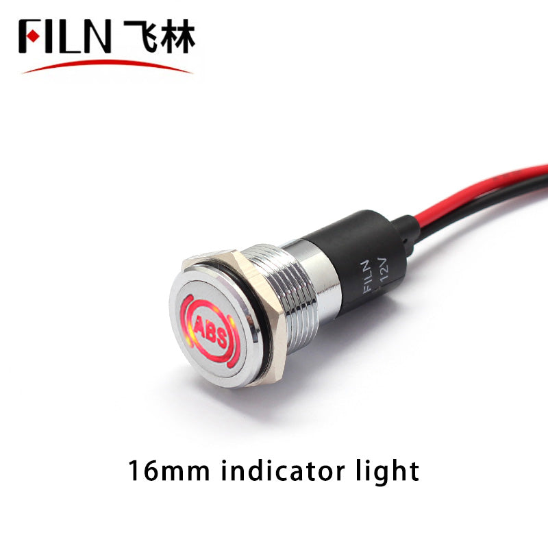 LED Alternator indicator light 12V Red ABS indicator light