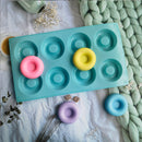 New 20-cavity Silicone Oval Doughnut Mold Small Cake Chocolate Pancake Moulds for Baking Mini Dessert Kitchen DIY Handmade Tools