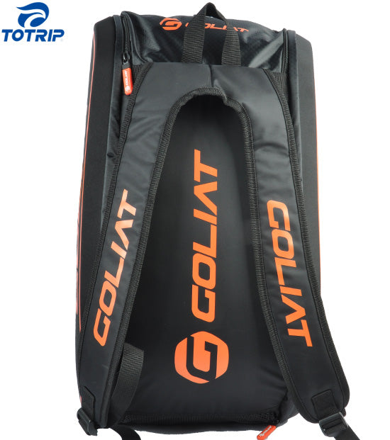 Bolsa de raqueta con compartimento para zapatos ventilados EVA QPTN-007