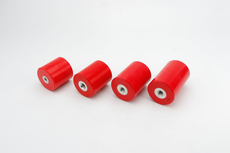 Red Cylindrical Insulator Busbar Support DMC
