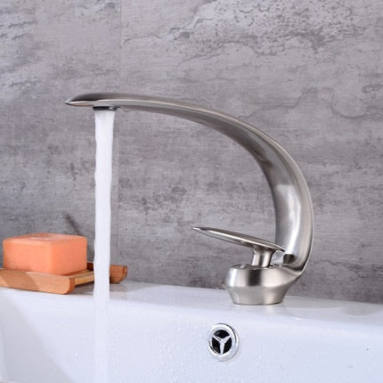 Basin Faucet Rose Gold/Black/Gold Bathroom Sink Mixer Tap Brass Wash basin Faucet Single Handle Single Hole Crane For Bathroom