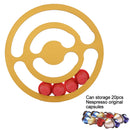 Soporte de cápsulas de café de Metal, soporte de aluminio chapado en espejo, estante de almacenamiento de cápsulas de café, soporte de cápsulas de café Nespresso para Nespresso