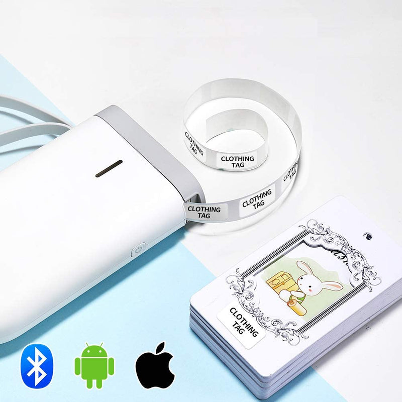 Niimbot Tragbarer Thermo-Etikettendrucker Pocket Mini Wireless Barcode Printer Bluetooth-Verbindung für Handy Android iOS Ho