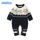 Baby Rompers Knitted Newborn Boy Jumpsuits Autum Long Sleeve Toddler Girl Sweaters Clothes Children Overalls Winter
