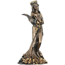 ERMAKOVA Große Harz geblendete griechische Reichtumsgöttin Fortuna Figur Pluto Lucky Fortune Skulptur Büro Geschenk Home Decor