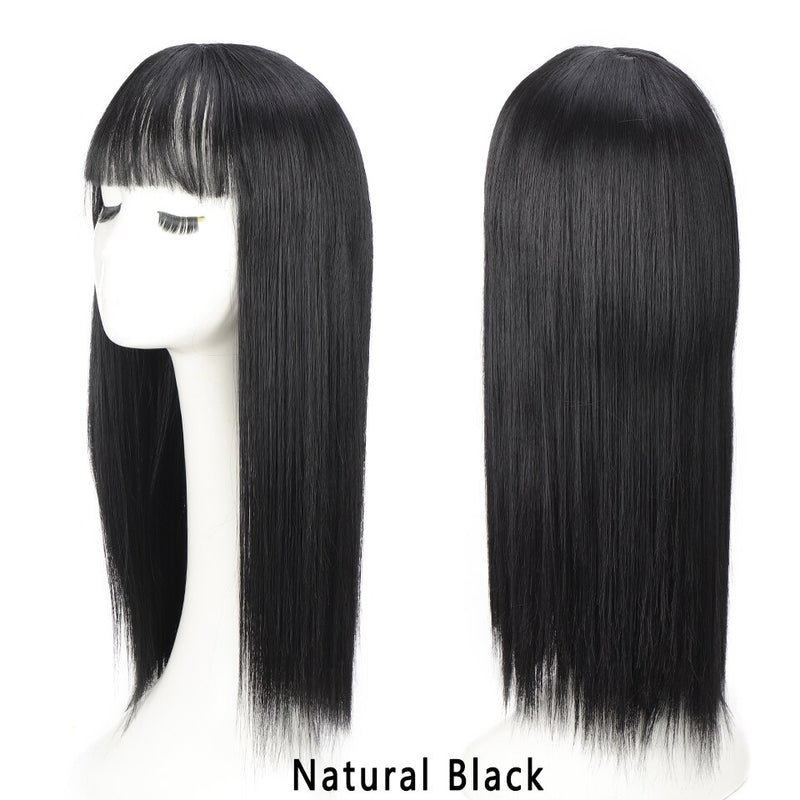 SHANGKE Synthetic Red Black Blonde White Lolita Wigs For Women Long Straight Wig With Bangs Genshin Impact Cosplay Wig