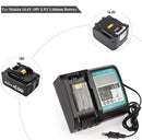 Li-ion Battery Charger for Makita Battery Charger 18V 14.4V BL1860, BL1850, BL1840, BL1830, BL1820, BL1415, BL1440 DC18RC 3A