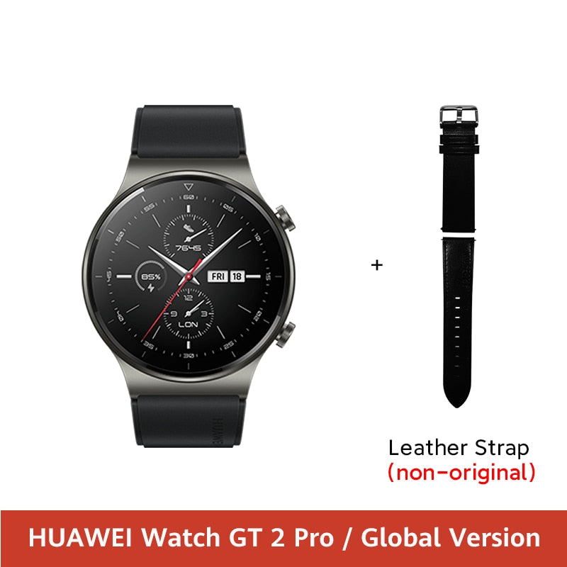Auf Lager Globale Version HUAWEI Watch GT 2 pro SmartWatch 14 Tage Akkulaufzeit GPS Wireless Charging GT2 PRO