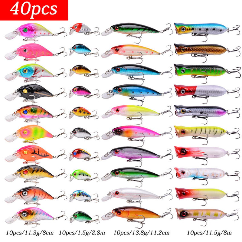 Aorace Fishing Lure Set Fishing Hard Bait Mini Minnow Floating Swing Crankbait Crazy Wobblers Artificial Bionic Crank Lures