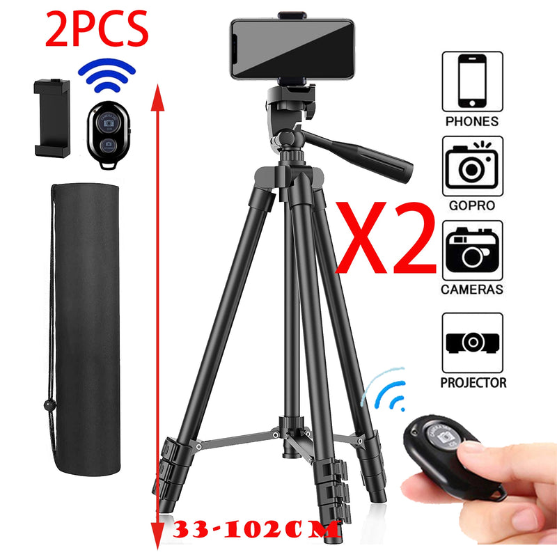 DSLR Flexible Tripod Extendable Travel Lightweight Stand Remote Control For Mobile Cell Phone Mount Camera Gopro Live Youtube