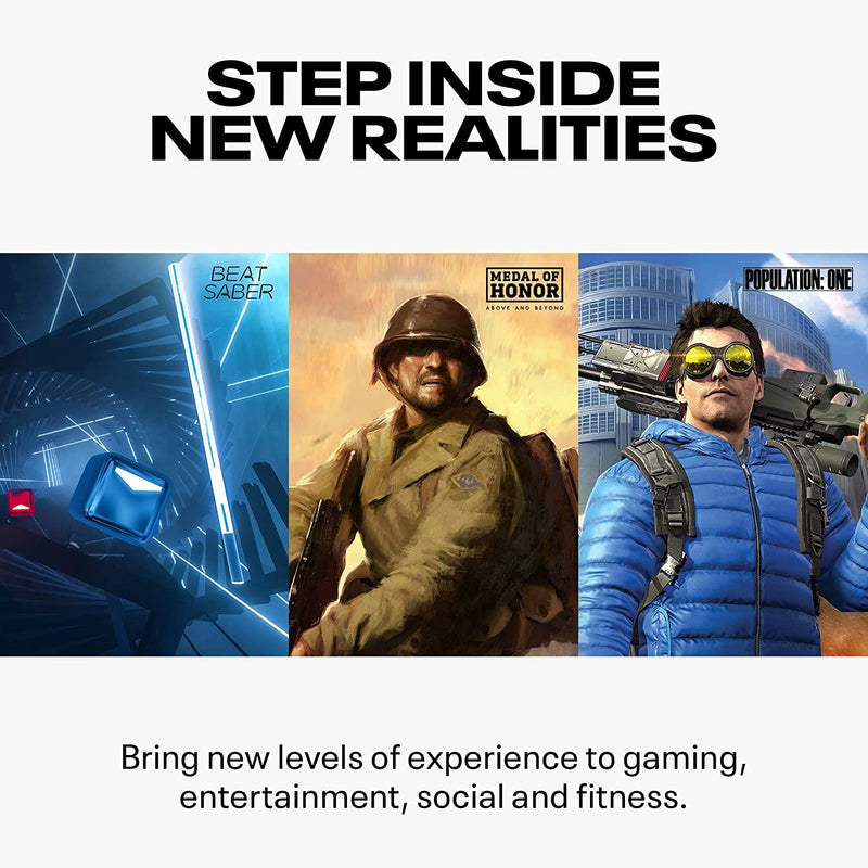 Mate/Oculus Quest 2 128GB VR Glasses VR Advanced All-In-One Virtual Reality Headset Display Panoramic Somatosensory Game