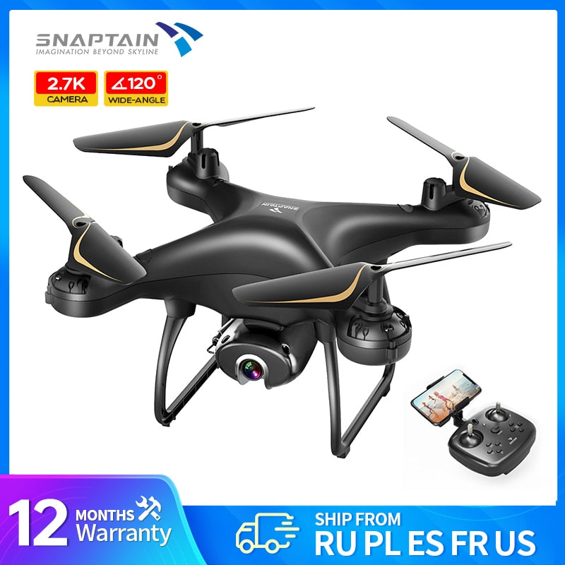 SNAPTAIN SP600 Drone with Camera WiFi FPV RC Quadcopter 720P HD Camera Voice Gesture Control RC dron for Beginners gift