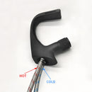 Waschtischarmaturen mattschwarz moderne Badezimmer-Mischbatterie Messing Waschtischarmatur Einhand-Einloch-eleganter Kran 855818