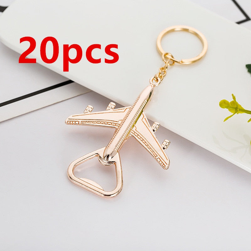 Wedding Gifts for Guests  Antique Air Plane Airplane Shape Wine Beer Bottle Opener Metal Openers For Wedding Party Gift Favors