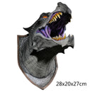 Dragon Legends Prop 3d Wall Mounted Dinosaur Smoke Light Wall Art Sculpture Shape Statue Home Decor Room Halloween Decoration