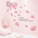 [shijuekongjian] Cartoon Girl Moon Swing Wall Stickers DIY Tree Leaves Mural Decals for Kids Rooms Baby Bedroom Home Decoration