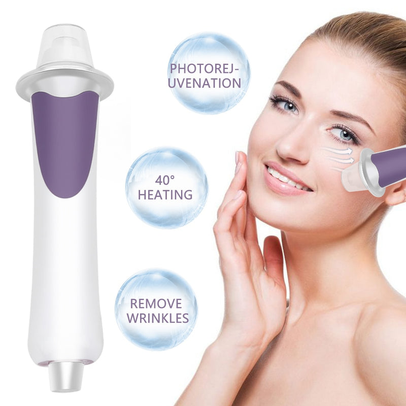 RF EMS Facial Oxygen Injection Machine Microcurrent Face Lifting Red Light Warm Wrinkle Removal Anti-Aging Beauty Device VIPLINK