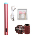 Electric Portable Manicure Machine Set Led Mini Nail Drill Pen Bits Cutter for Removing Gel Varnish Nail Pedicure Grinding Tools