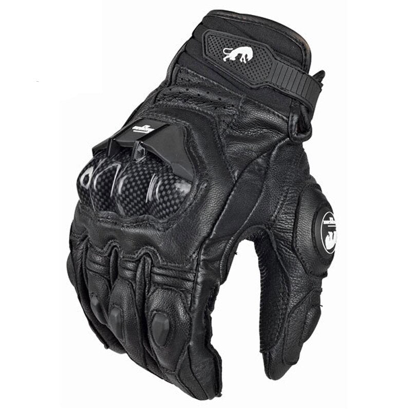 Guantes de cuero genuino de alta calidad para hombre luva moto guantes de moto AFS6 guantes rekawice motocyklowe