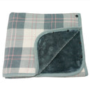 Wearable Plaid Fleece Blanket With Button Polyester Winter Warm Throws on Sofa Bed Travel Thicken Bedroom Grey Throw Blanket