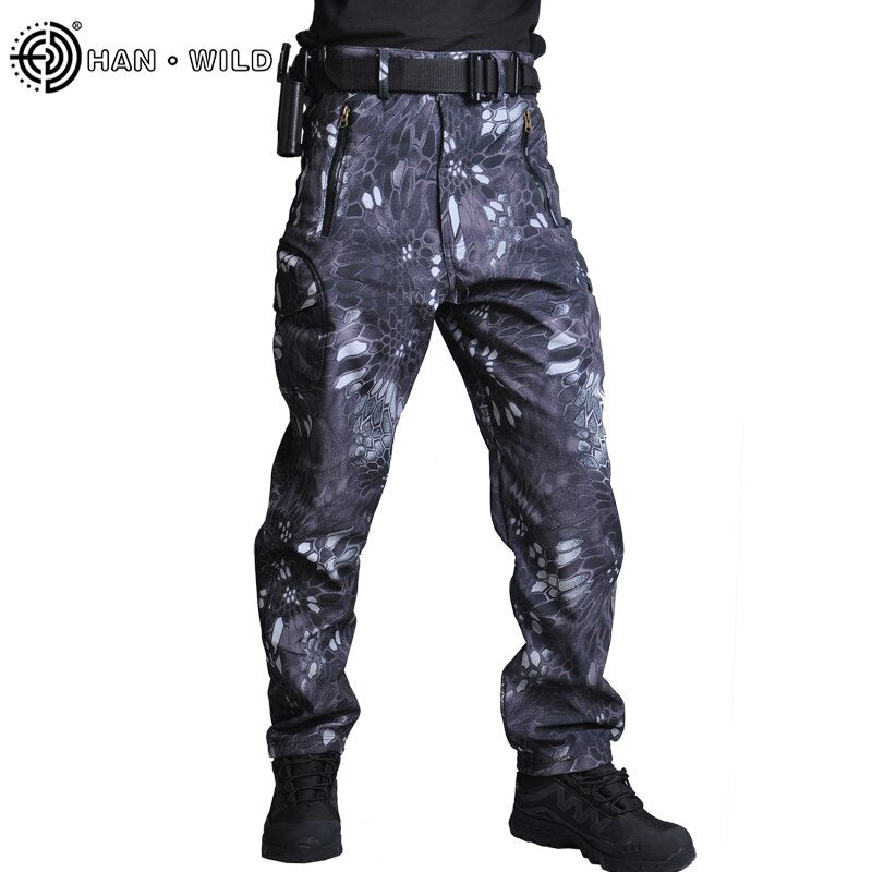 Tactical Pants Camouflage Military Pants Casual Combat Cargo Pants Water Repellent Ripstop Men&
