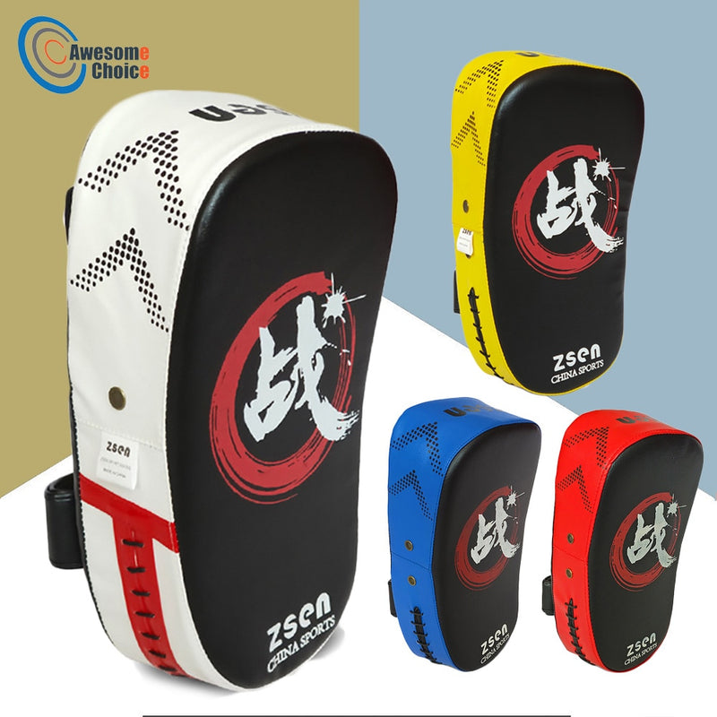 Qualität Kickboxen Pad Boxsack Fuß Zielhandschuh MMA Sparring Muay Thai Boxen Trainingsausrüstung Stanzen 4 Farben