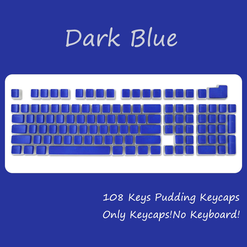 OEM Profile PBT Keycaps 108 Keys Pudding Keycap For Cherry MX Switch Mechanical Keyboard kit RGB Gamer backlit Keyboards Switch