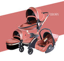 Fast &amp; Free Shipping Aulon Baby Stroller 3 in 1 Free Duty High land-scape  Pram Fashion Carriage on used for New Born to age 4